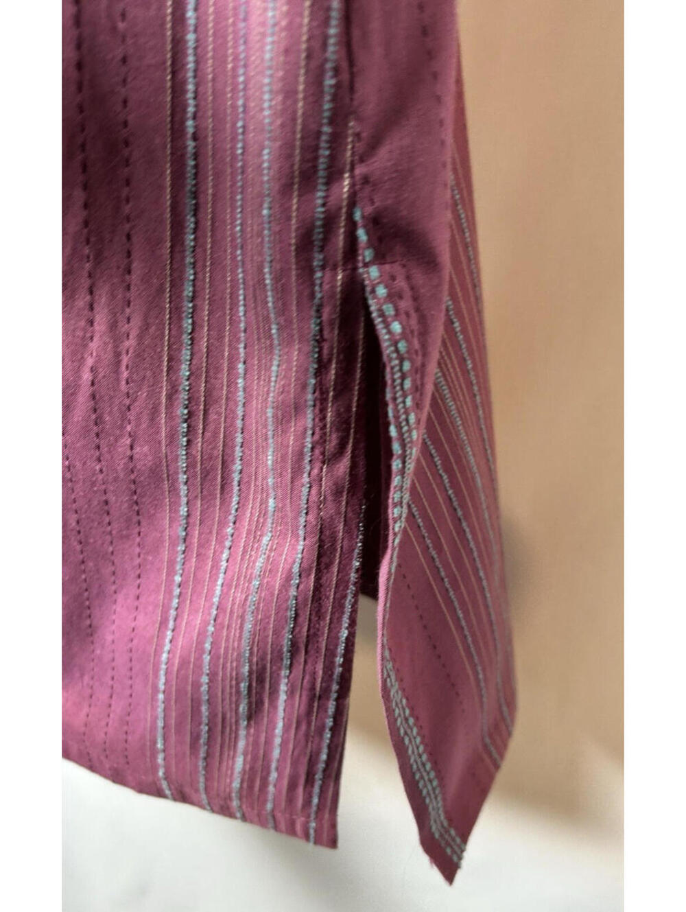 Denim & Co. Striped Long Sleeve Blouse   Size 1X   NWOT - Picture 5 of 7